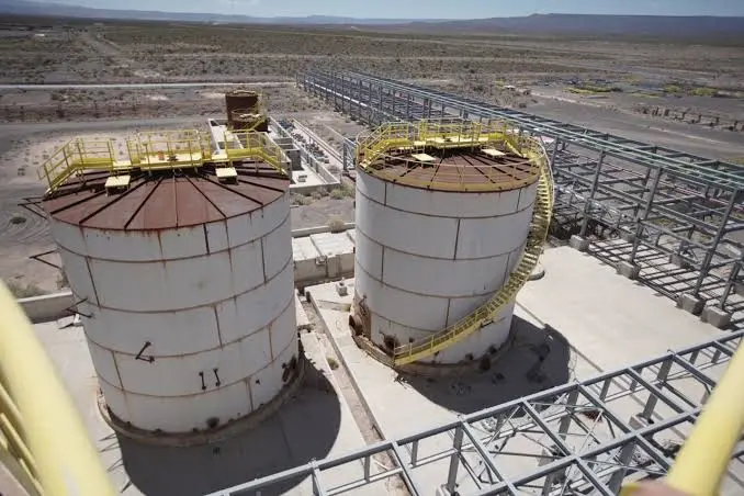 Tanques API en mina Potasio Río Colorado